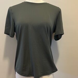 Lululemon Athletica Dark Gray Short Sleeve Tee